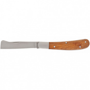 Záhradný nôž, 173 mm, skladací, drevená rukoväť