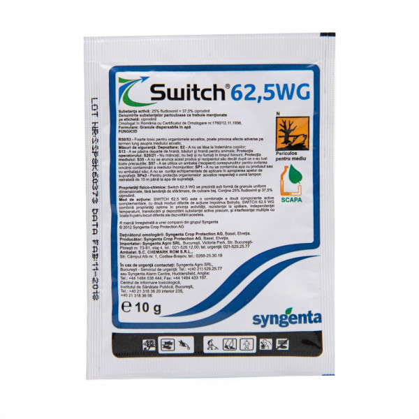 Fungicíd Switch 62,5 WG 10 gr