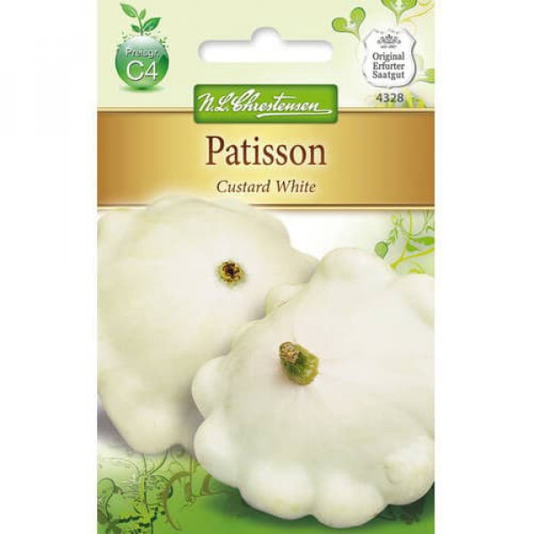 Tekvica patison Custard White