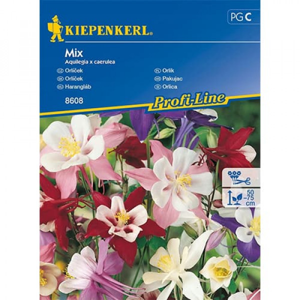 Orlíček (Aquilegia) mix viacfarebný