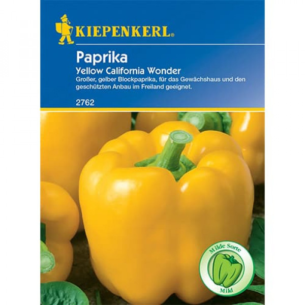 Kalifornská paprika Yellow California Wonder